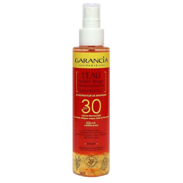 Garancia Sun Prot Spf30 Eau Solaire Rouge métamorphosante 150ml