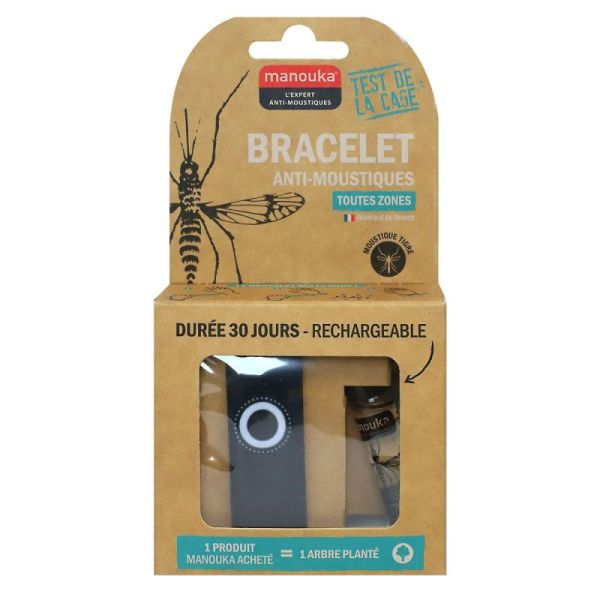 Manouka Bracelet Moustique Noir