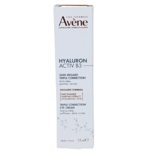 Avene Hyaluron Activ B3 Soin Regard Triple Correction 15 ml