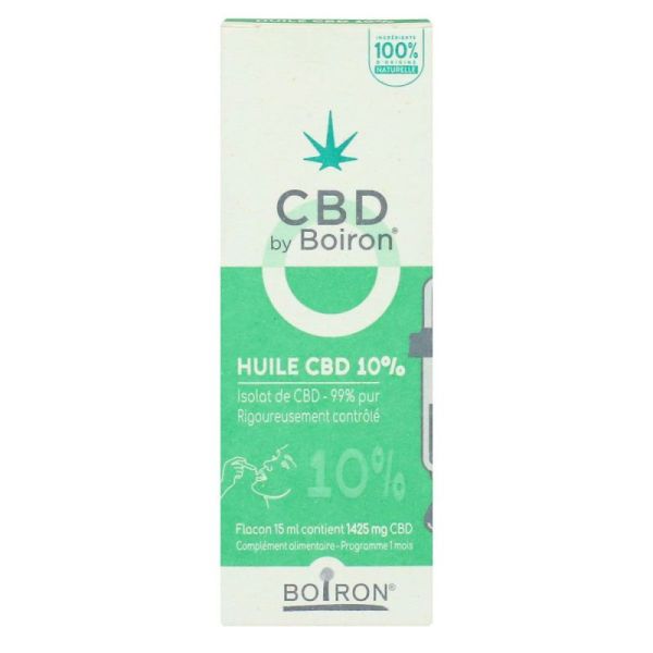 Cbd By Boiron Huile Buvable 10% Flacon Compte-goutte/15ml