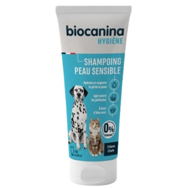 Biocanina Shampoing Peau sensible Tube 200ml