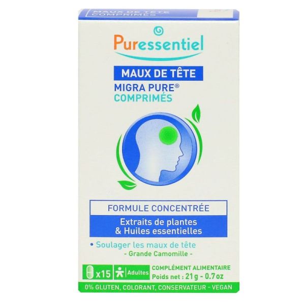 Puressentiel Migrapure Comprimés Boite/15