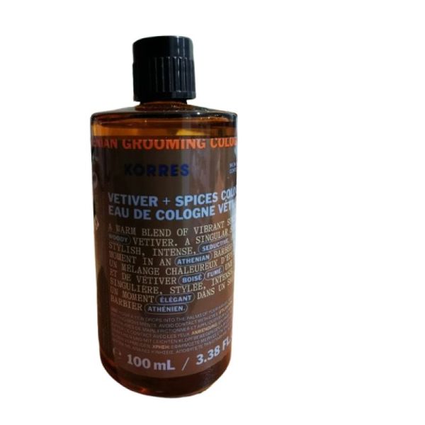 Korres Homme Eau De Cologne Vetiver+epices