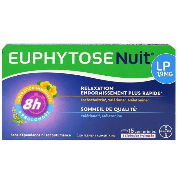 Euphytosenuit Lp 1,9mg Comprimé Boite de 15