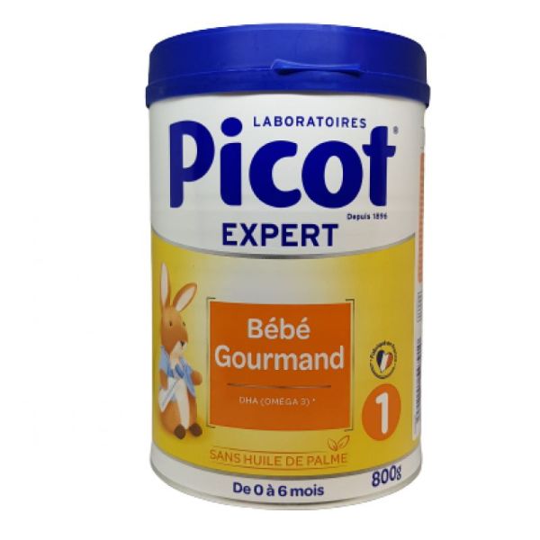 Picot Bebe Gourmand 1 Lait Pdr B 800g