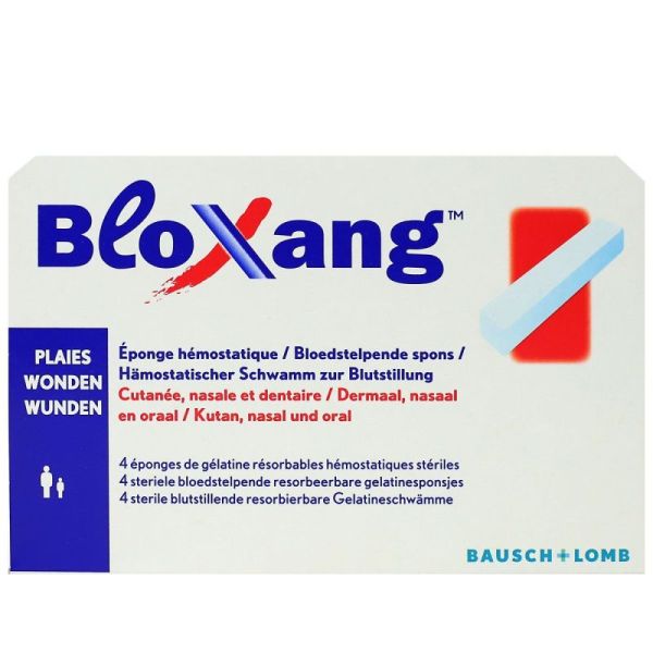 Bloxang Eponge Gélatine Stérile Hémostatique Boite de 4