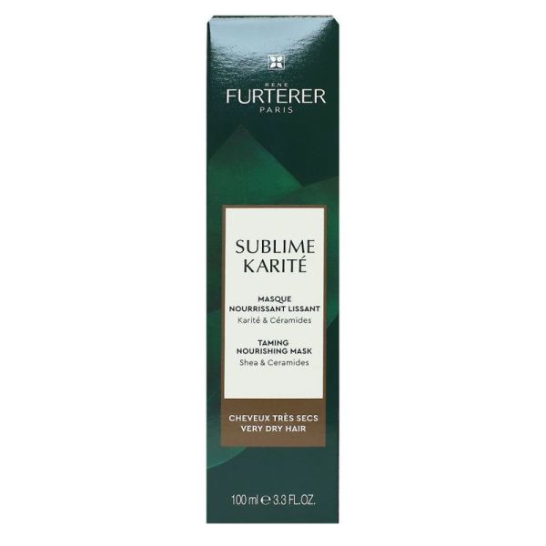 Furterer Sublime Karité Masque Nourrissant Lissant Tube 100 ml