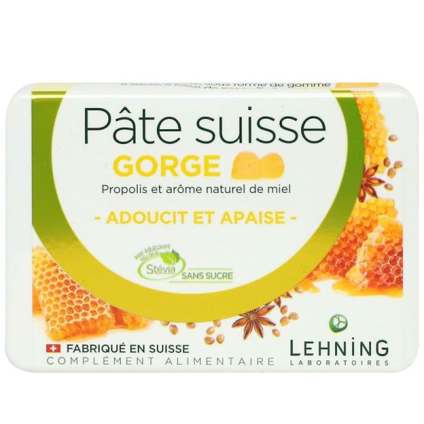 Pate Suisse à Sucer Miel Propolis 50g