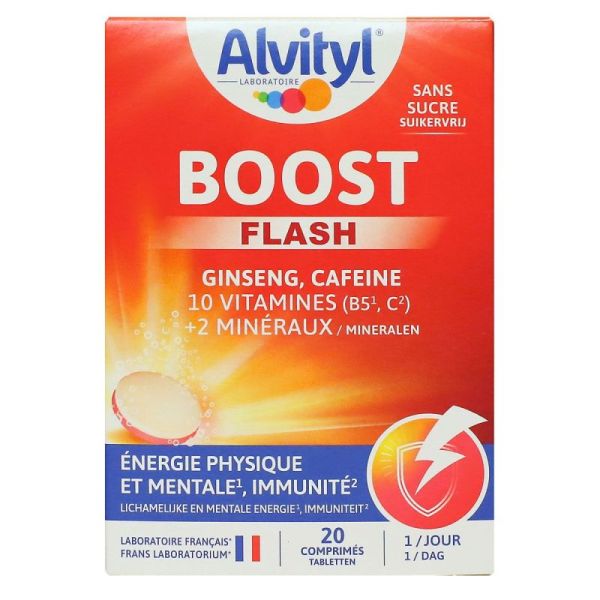 Alvityl Boost Boite de 20 comprimés effervescent