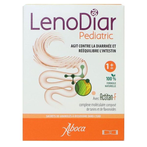 Lenodiar Pediatric Granulé 12 sachets de 2g