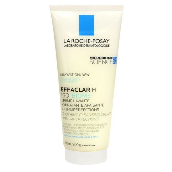 La Roche Posay Effaclar H Iso-Biome Crème Lavante Tube 200 ml