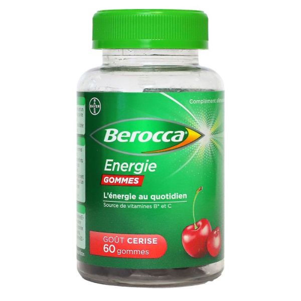 Berocca Energie Gommes Gout Cerise X 60