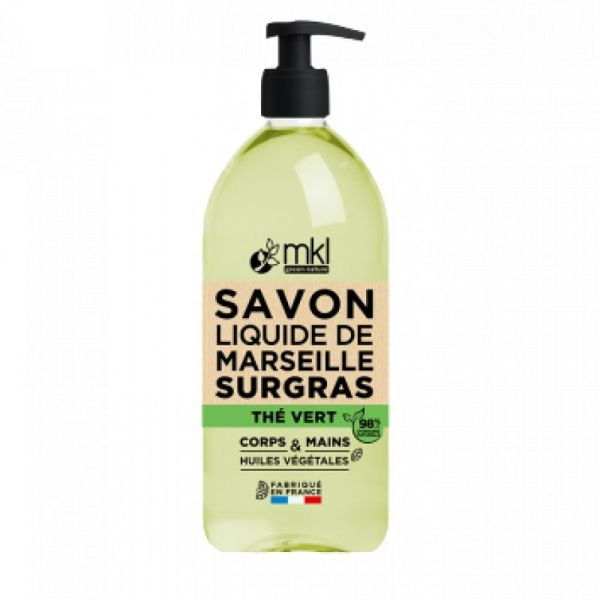 Savon de Marseille liquide Argan Thé Vert 1litre