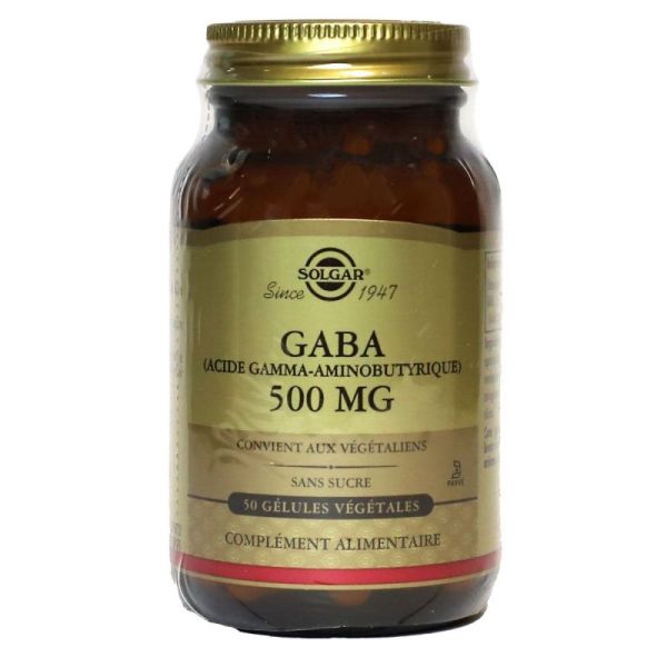 Solgar Gaba Gélules Pot de 50