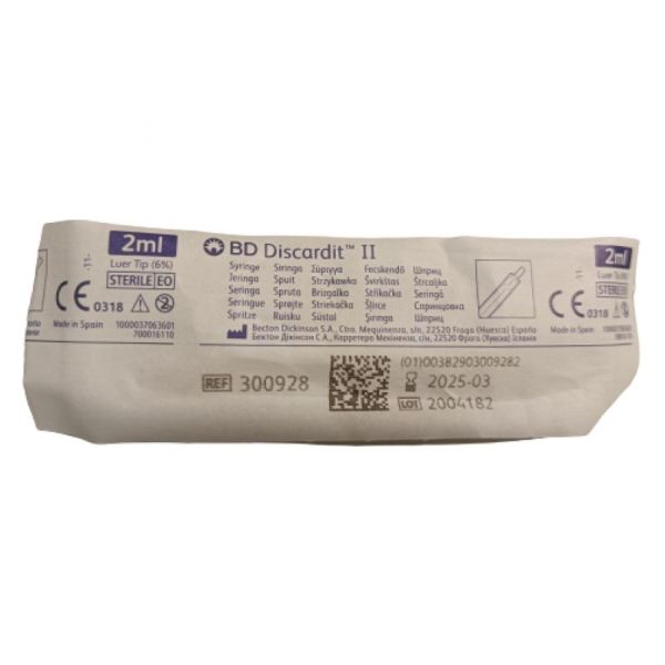 BD Discardit II Seringue 2 ml Boite De 100