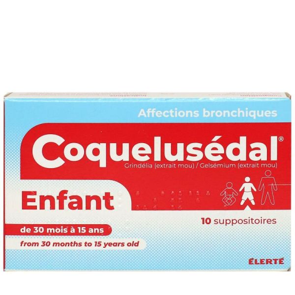 Coquelusédal Suppositoire  Enfant boite de 10
