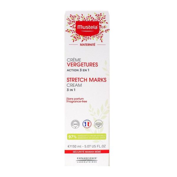 Mustela Maternite Crème Anti-Vergeture Sans Parfum 150ml