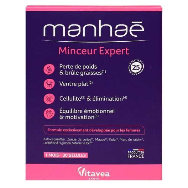 Manhae Minceur Expert Boite de 30 gélules