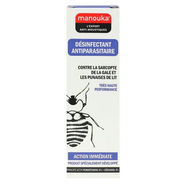 Manouka Spray Parasite Gale Punaises Flacon 200ml