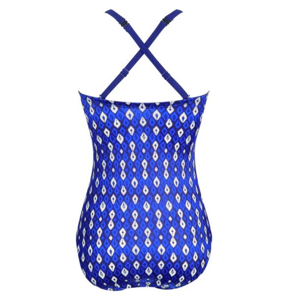 Maillot de Bain Morocco OP Bleu/ Rouge