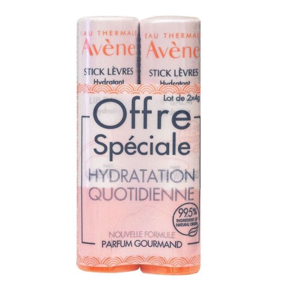 Avene Stick Soin Lèvres Sens 2 tubes 4g