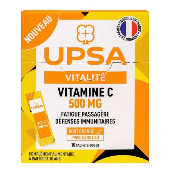 Vit C 500 Poudre 10 sachets dose