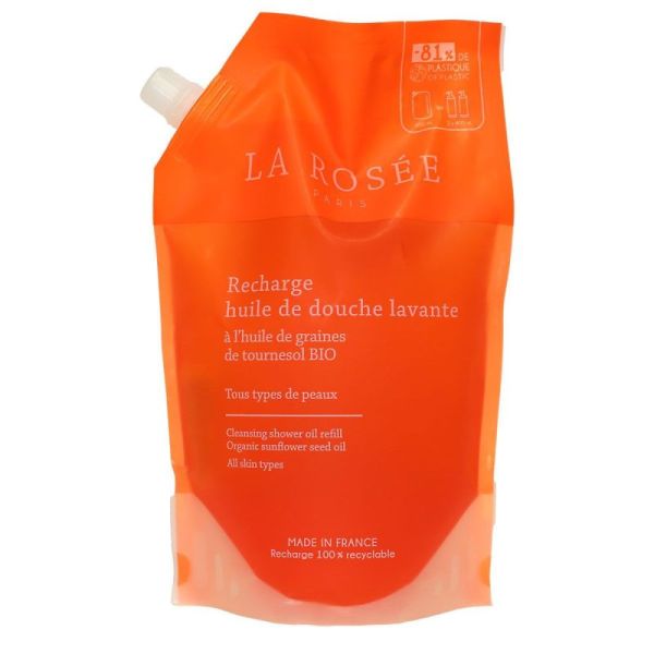 La Rosée Huile Douche Eco-recharge/800ml