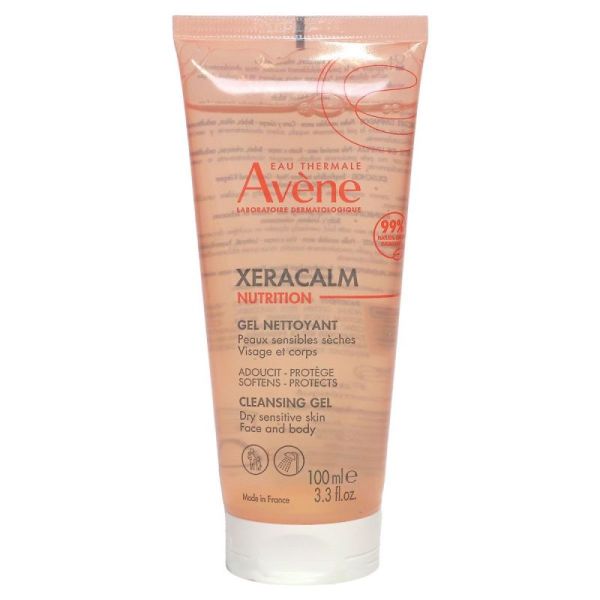 Avene Xeracalm Nutrition Gel Nettoyant Tube 100ml