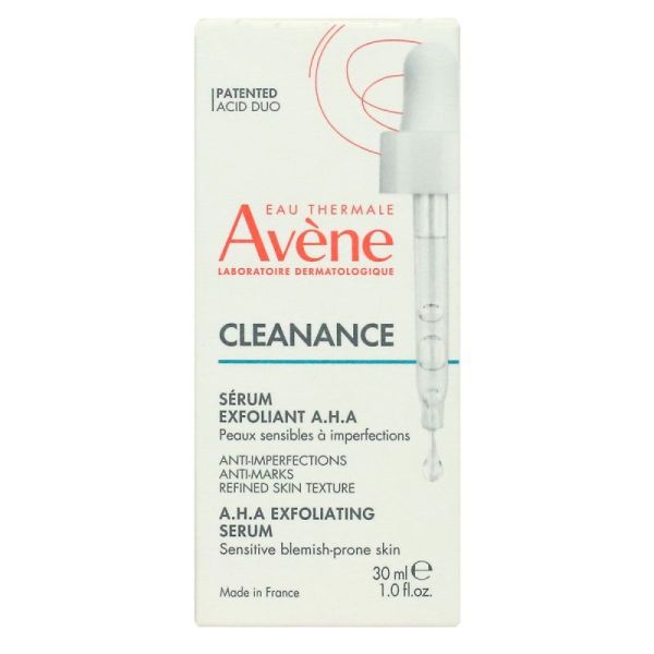 Avene Cleanance Sérum Exfoliant Aha Flacon Pipette/30ml